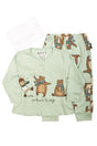 PIGIAMA BAMBINA HAPPY PEOPLE    Acqua