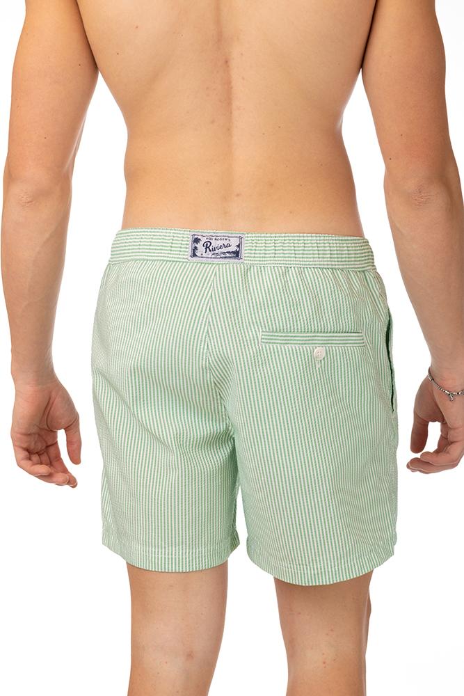 BOXER MOLLA UOMO  VERDE SEERSUCKER VERDE ROY ROGER'S 