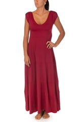 ABITO DONNA  BORDEAUX 125218D NAMASTE Isabelle 
