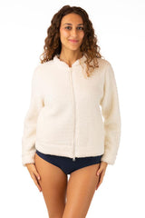 VESTAGLIA DONNA LU54 BIANCO VERDISSIMA 