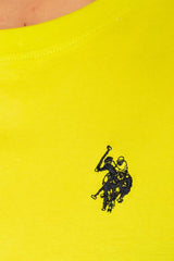 MAGLIA UOMO  GIALLO 154026 114LIME US POLO 