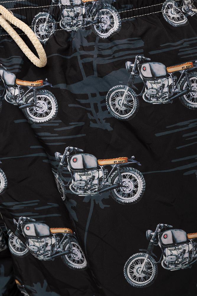 BOXER Uomo MC2 SAINT BARTH con elastico  CORTO Nero