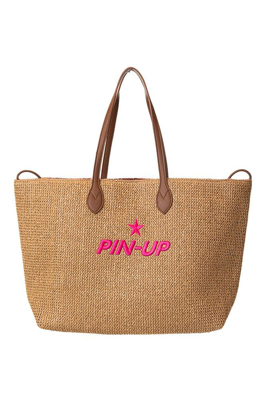 BORSA UNISEX  NATURALE PF307XB 012 PIN UP 