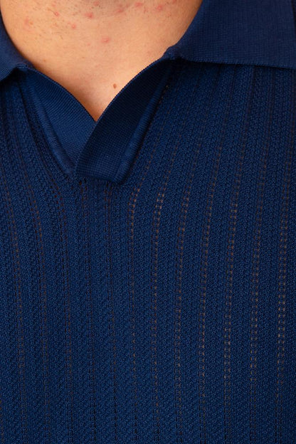 MAGLIA POLO UOMO  BLU 28607 80 BLU FERRANTE 