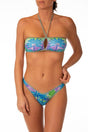BIKINI Donna PIN UP FASCIA  slip brasiliana Lilla