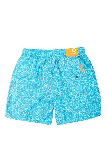 BOXER Bambino SUNS con elastico  CORTO Azzurro
