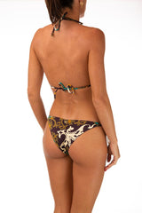BIKINI TRIANGOLO DONNA  PETROLIO