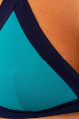 BIKINI TRIANGOLO DONNA  AZZURRO WC400 332 6502 RAGGIANTI 