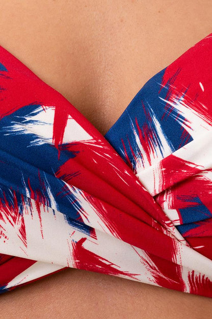 MIX REGGISENO FERRETTO DONNA  ROSSO/BLU/AVORIO SOFIAFAN CILE BE BEACH 