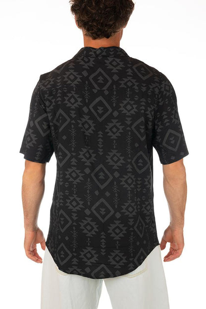 MAGLIA CAMICIA UOMO  NERO MBWL MONOUXIBLACK TOOCO 