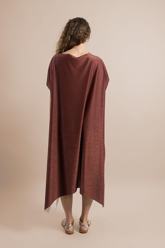  BICOLOR MARRONE AVORIO LUREX BE BEACH 