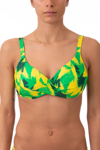 MIX REGGISENO FERRETTO DONNA  VERDE/GIALLO SOFIAFAN BRASILE BE BEACH 