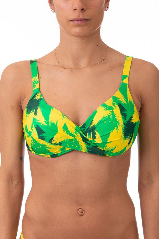 MIX REGGISENO FERRETTO DONNA  VERDE/GIALLO SOFIAFAN BRASILE BE BEACH 