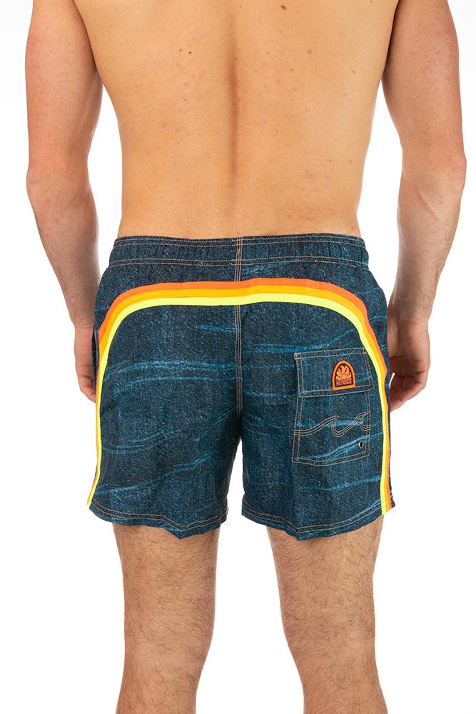 BOXER MOLLA UOMO  BLU M504 722DN SUNDEK 
