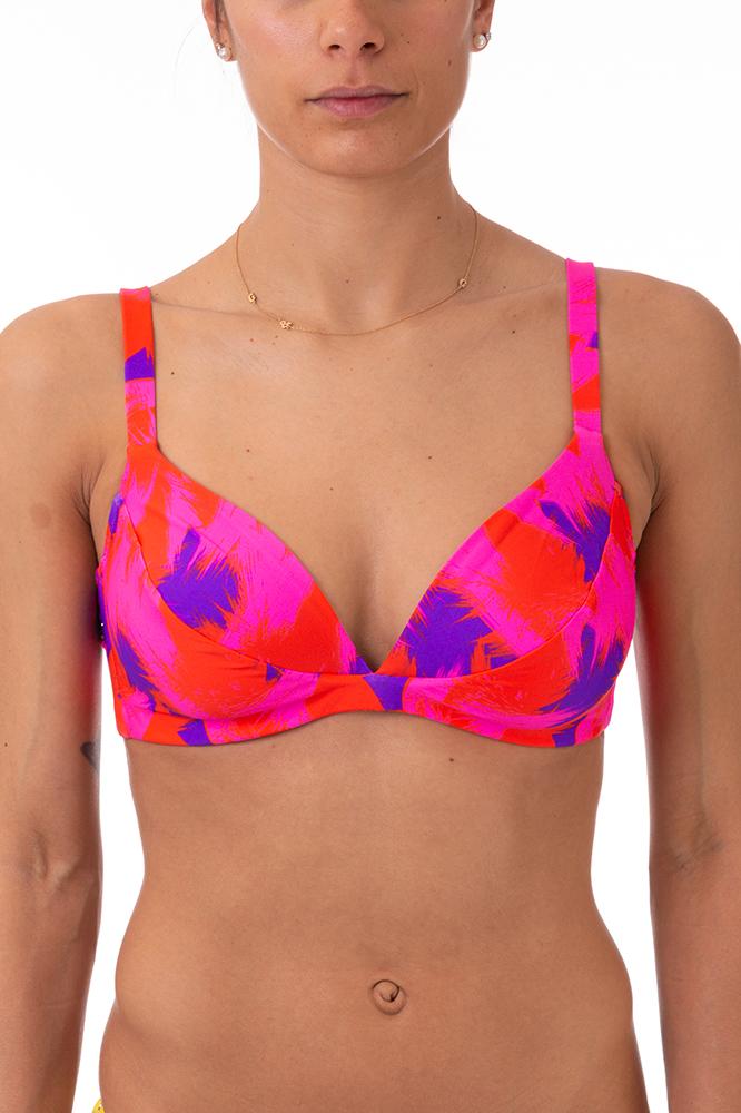 MIX REGGISENO FERRETTO DONNA  VIOLA/ARANCIO/ROSA ANTEAFAN CIPRO BE BEACH 