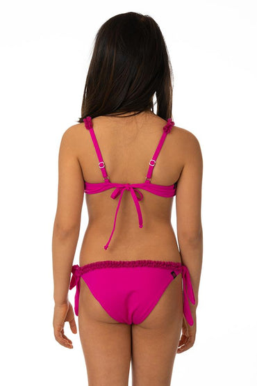 BIKINI BAMBINA BE BEACH    Ciclamino