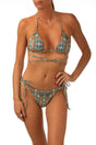BIKINI TRIANGOLO DONNA  VERDE LTRTLTRB MICROPALENQUEGREEN TOOCO 