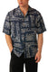 MAGLIA Uomo TOOCO CAMICIA   Blu fantasia