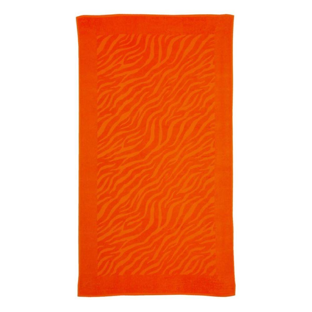 TELO MARE SPUGNA UNISEX  ARANCIO