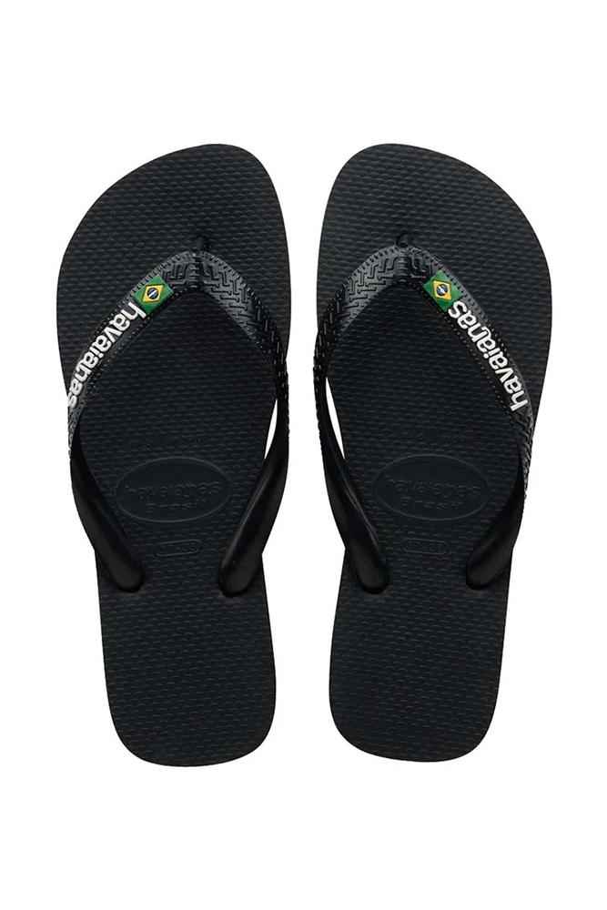 SCARPE UNISEX  NERO BRASILLOGO NERO HAVAIANAS 