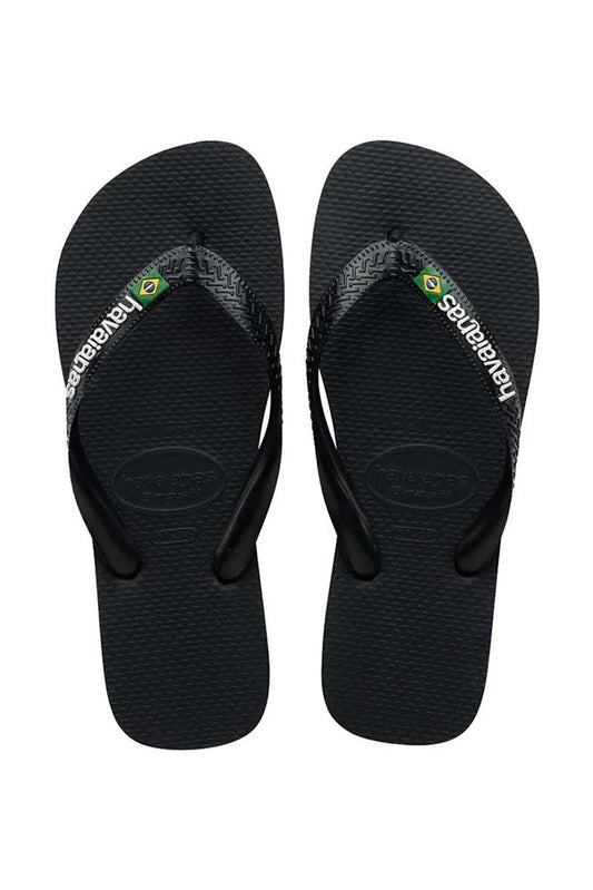 SCARPE UNISEX  NERO BRASILLOGO NERO HAVAIANAS 