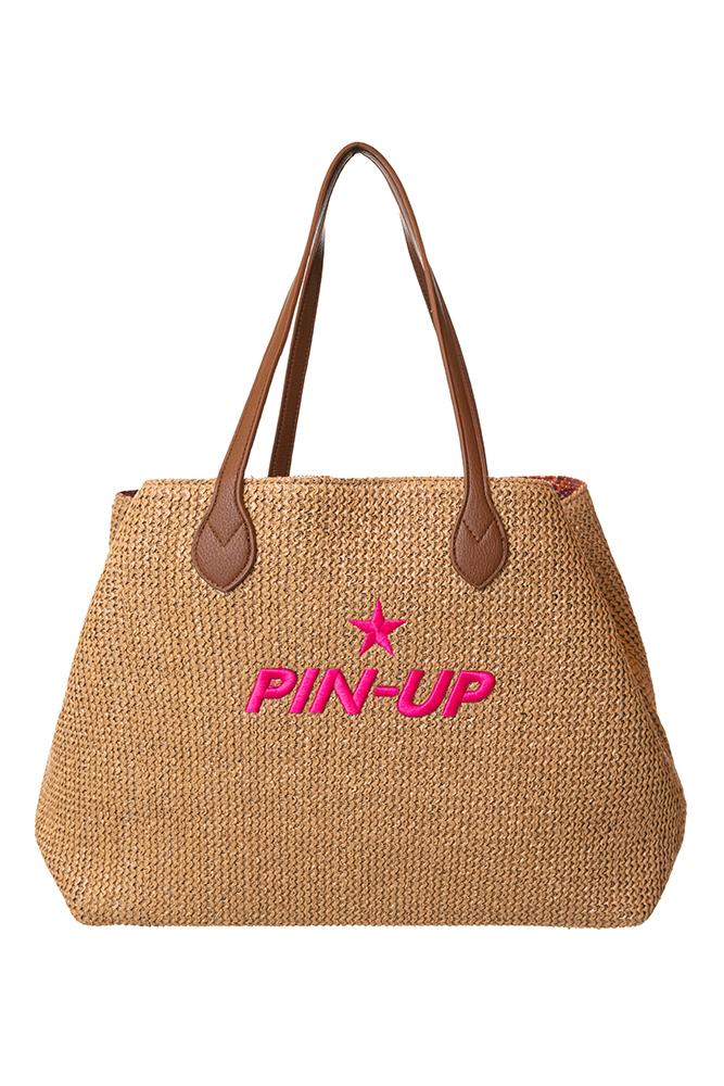 BORSA UNISEX  NATURALE PF307XB 012 PIN UP 