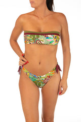 BIKINI FASCIA DONNA  VERDE MILITARE 25F-202904P 2551 MARETTE 