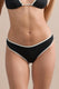 MIX SLIP Donna BE BEACH   slip regolare Nero/avorio