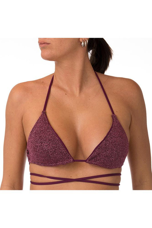 MIX REGGISENO Donna BE BEACH TRIANGOLO   Prugna