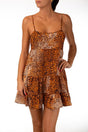 ABITO DONNA  ANIMALIER MF24-1608 X1 ME FUI 
