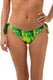 MIX SLIP Donna BE BEACH   slip con fiocchi Verde/giallo
