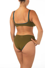 BIKINI FUNZIONALE DONNA  BLU/VERDE