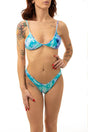 BIKINI TRIANGOLO DONNA  AZZURRO MF25-0700 X31 ME FUI 