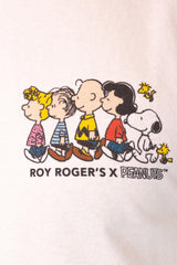 MAGLIA T-SHIRT UOMO  BIANCO PEANUTS WHITE ROY ROGER'S 