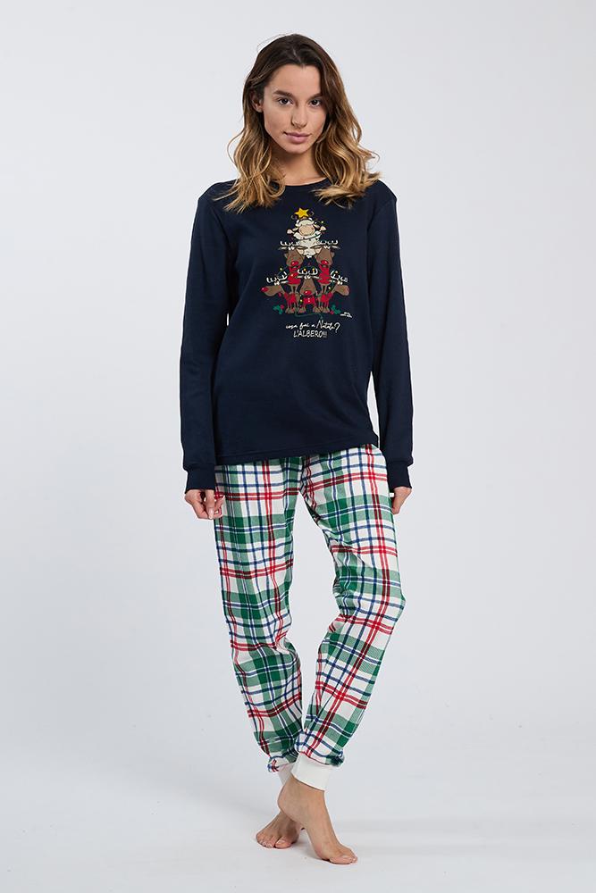 PIGIAMA Donna HAPPY PEOPLE autunno/inverno   Blu