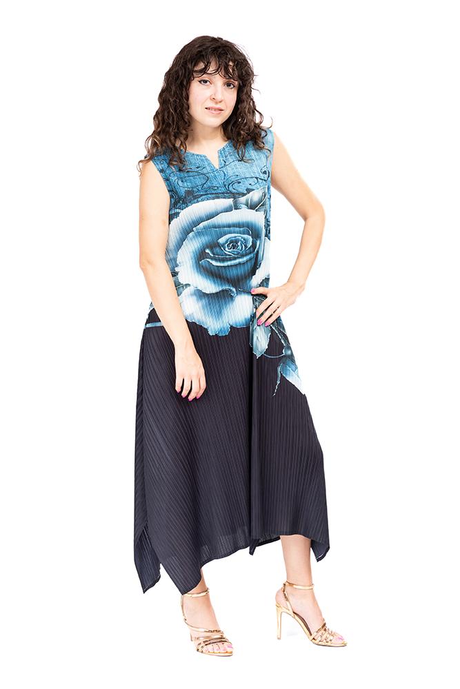 ABITO DONNA LUNGO BLU