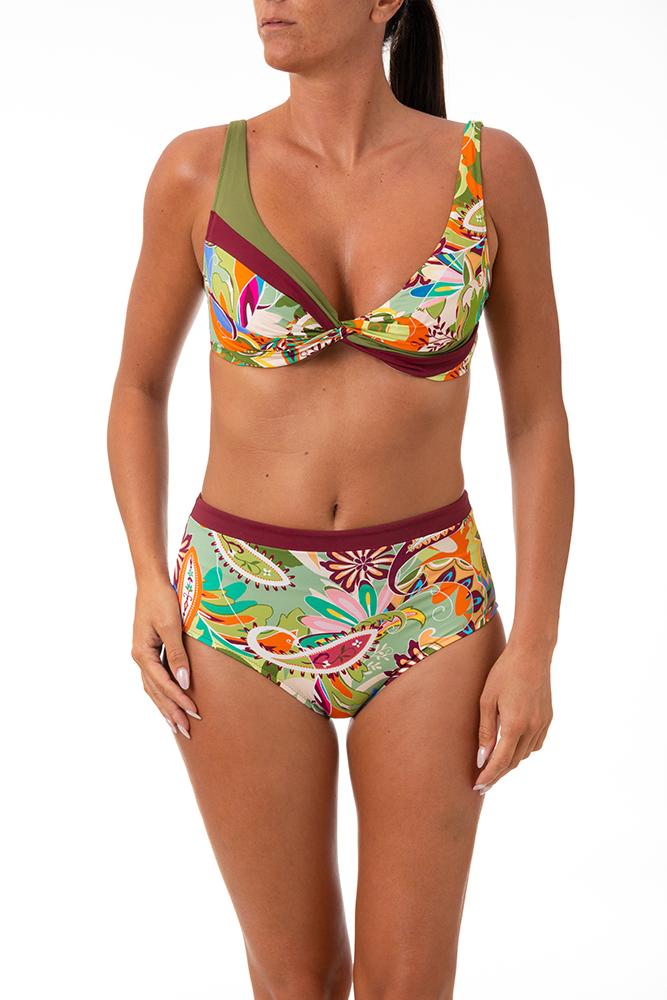 BIKINI FERRETTO DONNA  VERDE 25B084KCP-990 VERDE MARETTE 