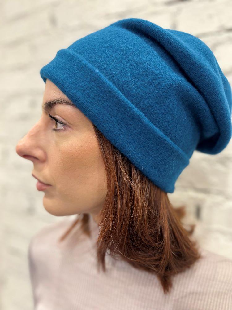 CAPPELLO AUTUNNO/INVERNO UNISEX  PETROLIO