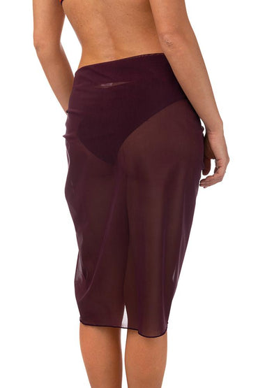 PAREO Donna BE BEACH    Prugna