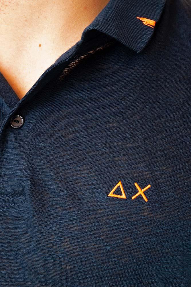 MAGLIA POLO UOMO  BLU NAVY A34144 07NAVY SUN 68 