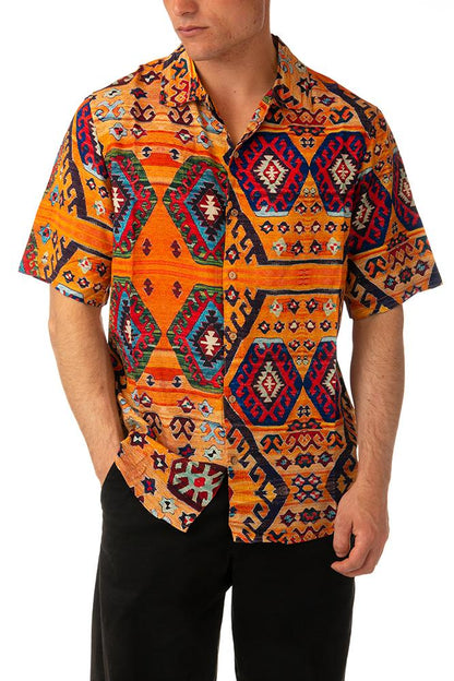 MAGLIA CAMICIA UOMO  ARANCIO BWL BEIRUTORANGE TOOCO 