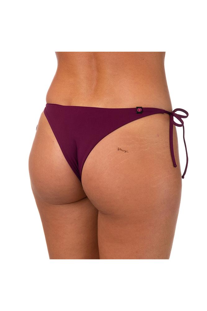 MIX SLIP Donna BE BEACH   slip con fiocchi Prugna