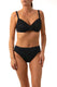 BIKINI Donna ROIDAL FERRETTO Coppa C slip coprente Nero