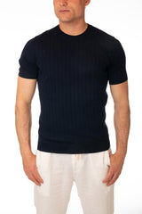 MAGLIA T-SHIRT UOMO  BLU 18102 8 BLU FERRANTE 