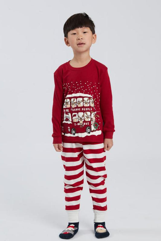 PIGIAMA Bambino HAPPY PEOPLE    Rosso