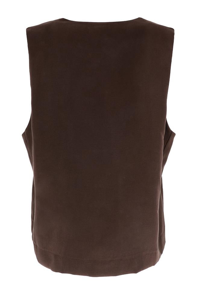  GILET JANE MARRONE KARAKORUM 