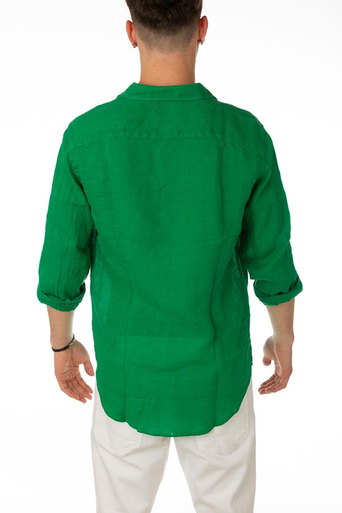 MAGLIA CAMICIA UOMO  VERDE