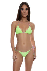 BIKINI TRIANGOLO DONNA  ROSA L77121 MULTICOLOR LULI FAMA 