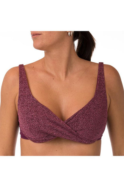 MIX REGGISENO Donna BE BEACH FERRETTO   Prugna