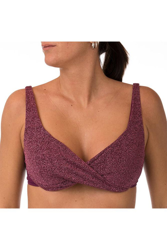 MIX REGGISENO Donna BE BEACH FERRETTO   Prugna